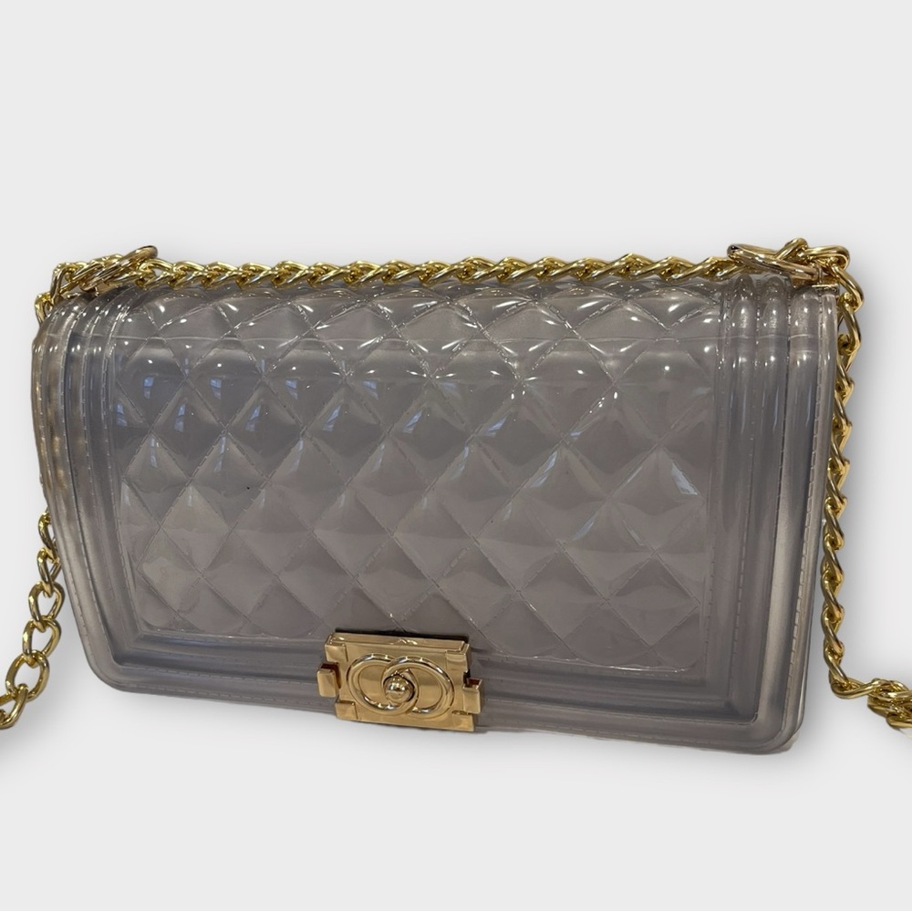 Jelly Flap Crossbody Bag.